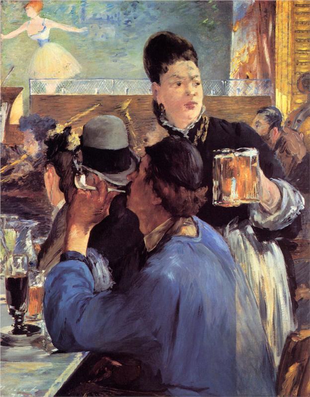 Corner of a Cafe-Concert, 1880 - Edouard Manet Painting